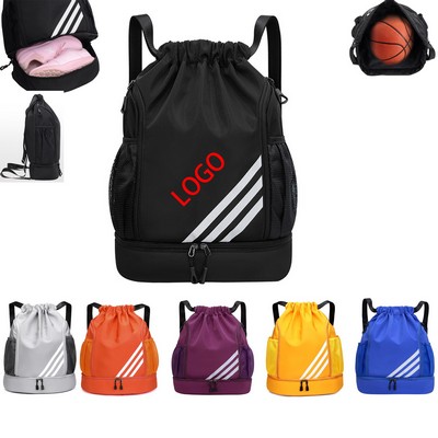 Water-Resistant Drawstring Backpack