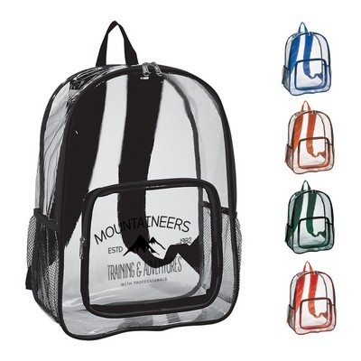 Large PVC Clear Backpack