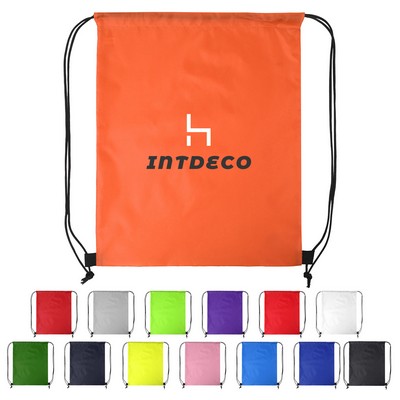 14" x 17" Lightweight Budget Cinch Backpack