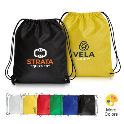 Water Repellent Non-Woven Drawstring Backpack