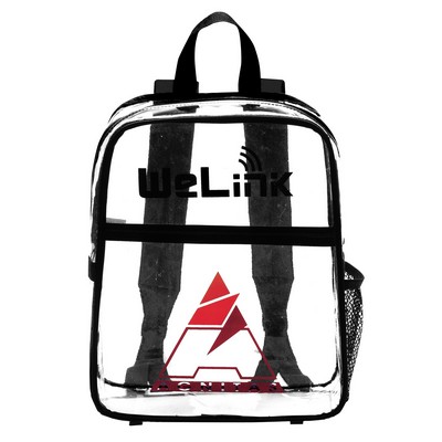 Compact Clear PVC Stadium Backpack