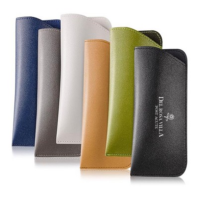 Soft Sunglasses Cases, Faux Vegan Leather Eyeglass Cases Glasses Pouch Travel Sunglasses Case 1 pcs