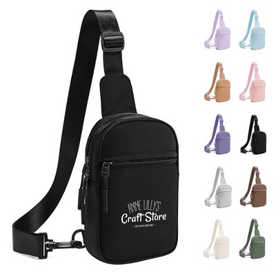 Snow Canvas Sling Bag